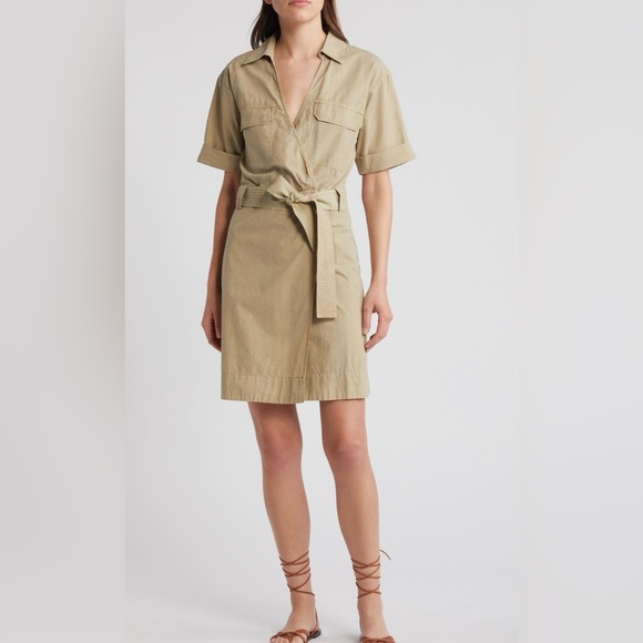 RAILS Natalie Wrap Dress Size Small Khaki Brand New with Tags & Packaging - Picture 5 of 10